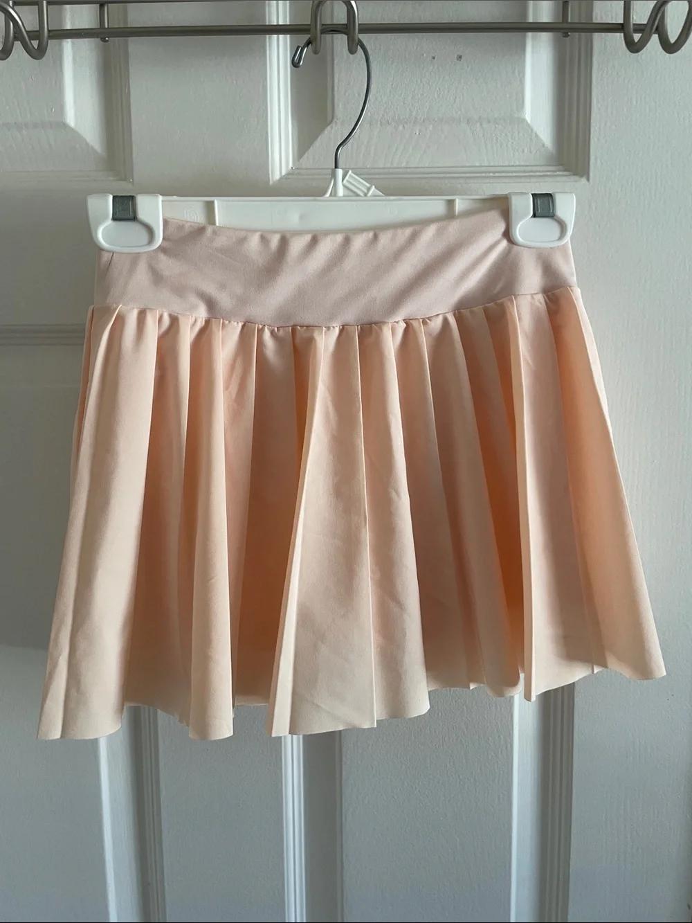DSG Peach Pleated Skater Skirt Skort M
